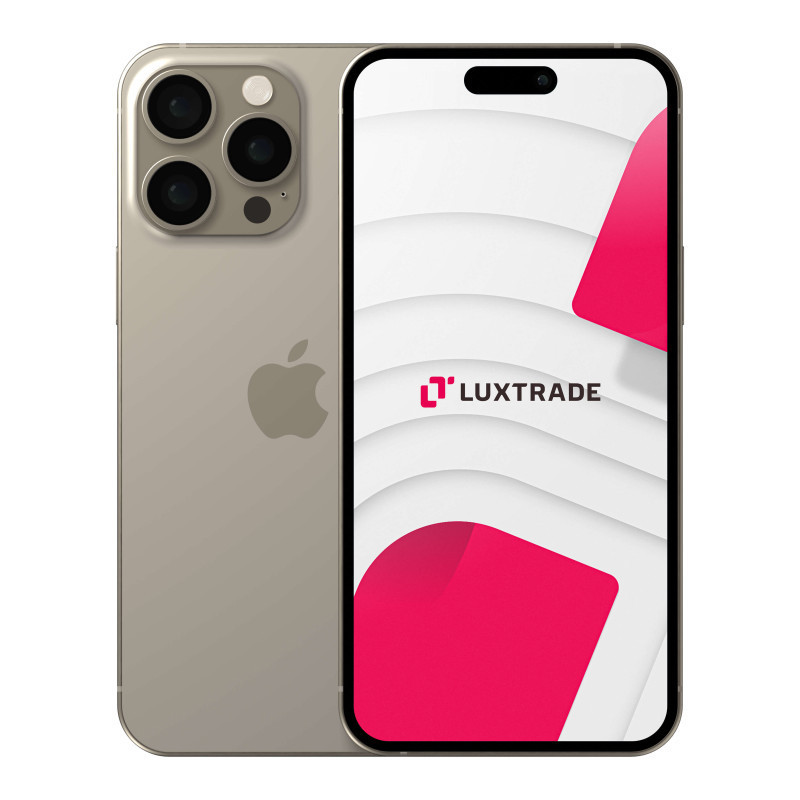 iPhone 15 Pro Max Tytan naturalny. Smartfon Apple refurbished | odnowiony sprzęt używany LUXTRADE
