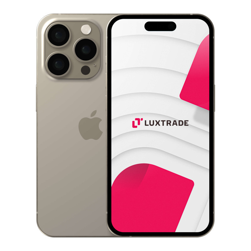 iPhone 15 Pro Tytan naturalny. Smartfon Apple refurbished | odnowiony sprzęt używany LUXTRADE