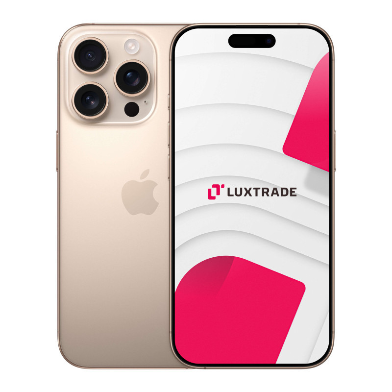 iPhone 16 Pro Tytan Pustynny. Smartfon Apple refurbished | odnowiony sprzęt używany LUXTRADE